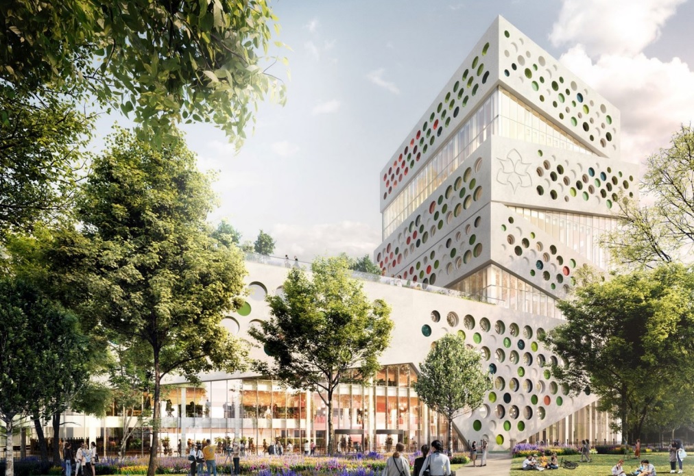 CGI of the proposed MMU Library